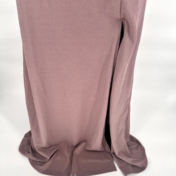 Birdy Grey Gene Bridesmaid Dress XS Dark Mauve Crepe‎ Gown - Picture 11 of 13